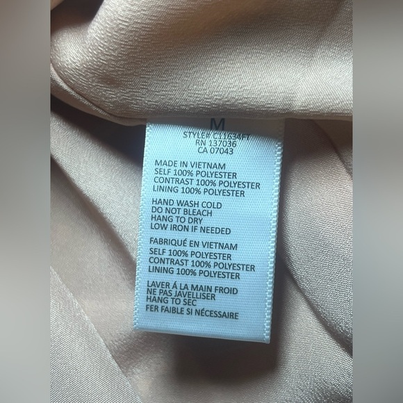 Anthropologie Paper Crane Junior's Double Print Faux Wrap Peplum Top,Size M,NWT - Picture 10 of 10